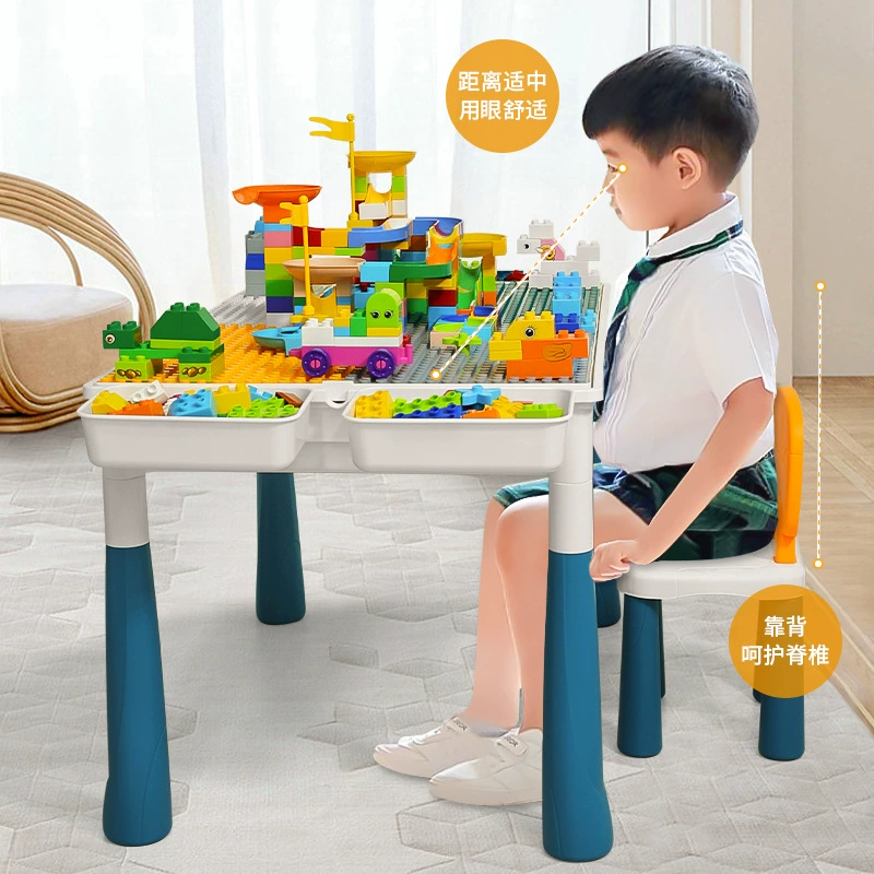Construction Playset Universal Brainteaser, Building Table for Kids 3–6 yrs — Multi-size Kits (2–104 cm)