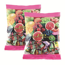 果超奶糖500g/袋综合口味休闲水果糖婚庆喜糖零休闲食品