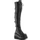 Cross-border Large Size Over-the-knee Boots Waterproof Platform New European and American Wedge Boots Women's New Export Martin Knight Boots