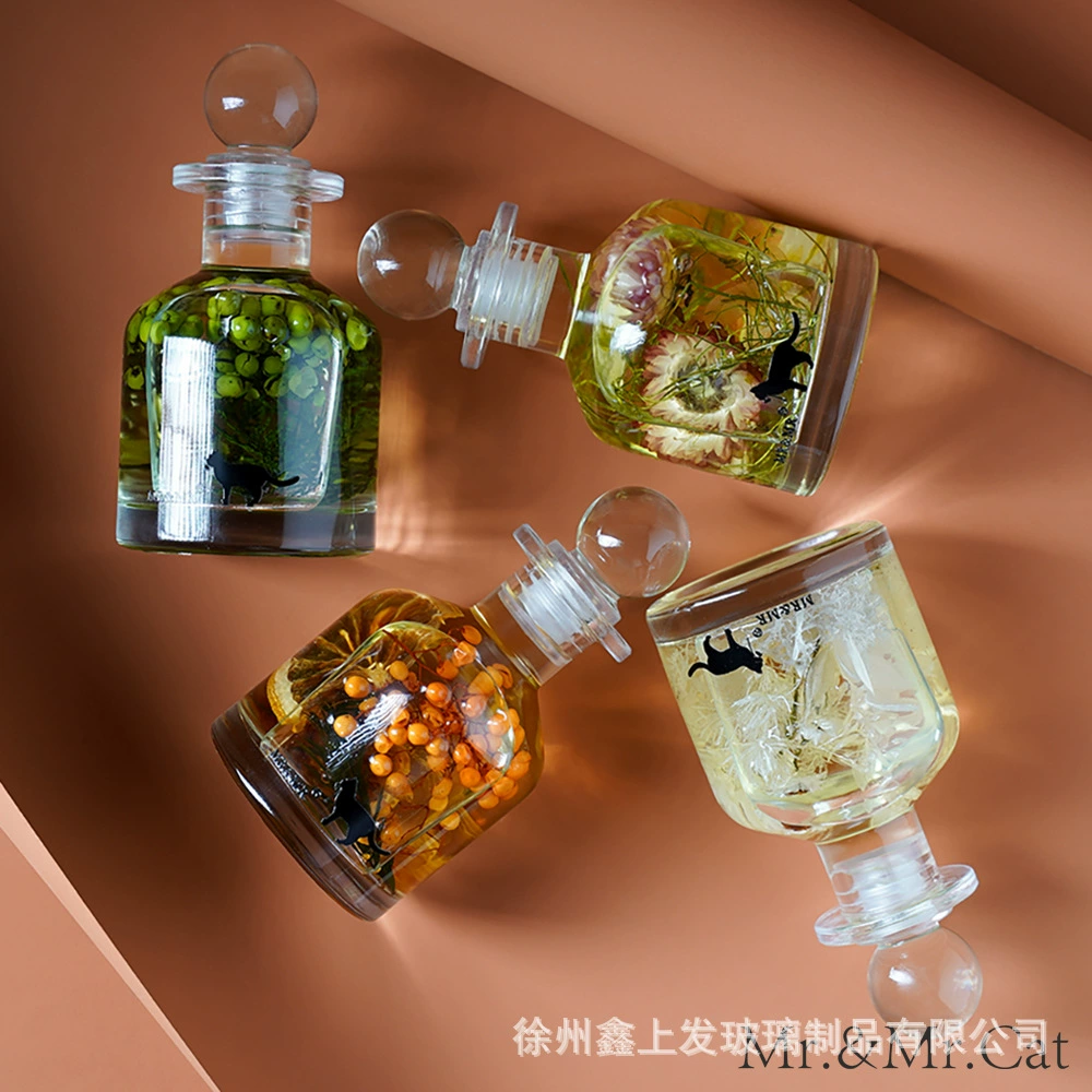 150 мл огненная бутылка для ароматерапии с крышкой пустая бутылка Бытовая в помещении свежего воздуха цветочные духи воды эфирное масло суб-бутылка