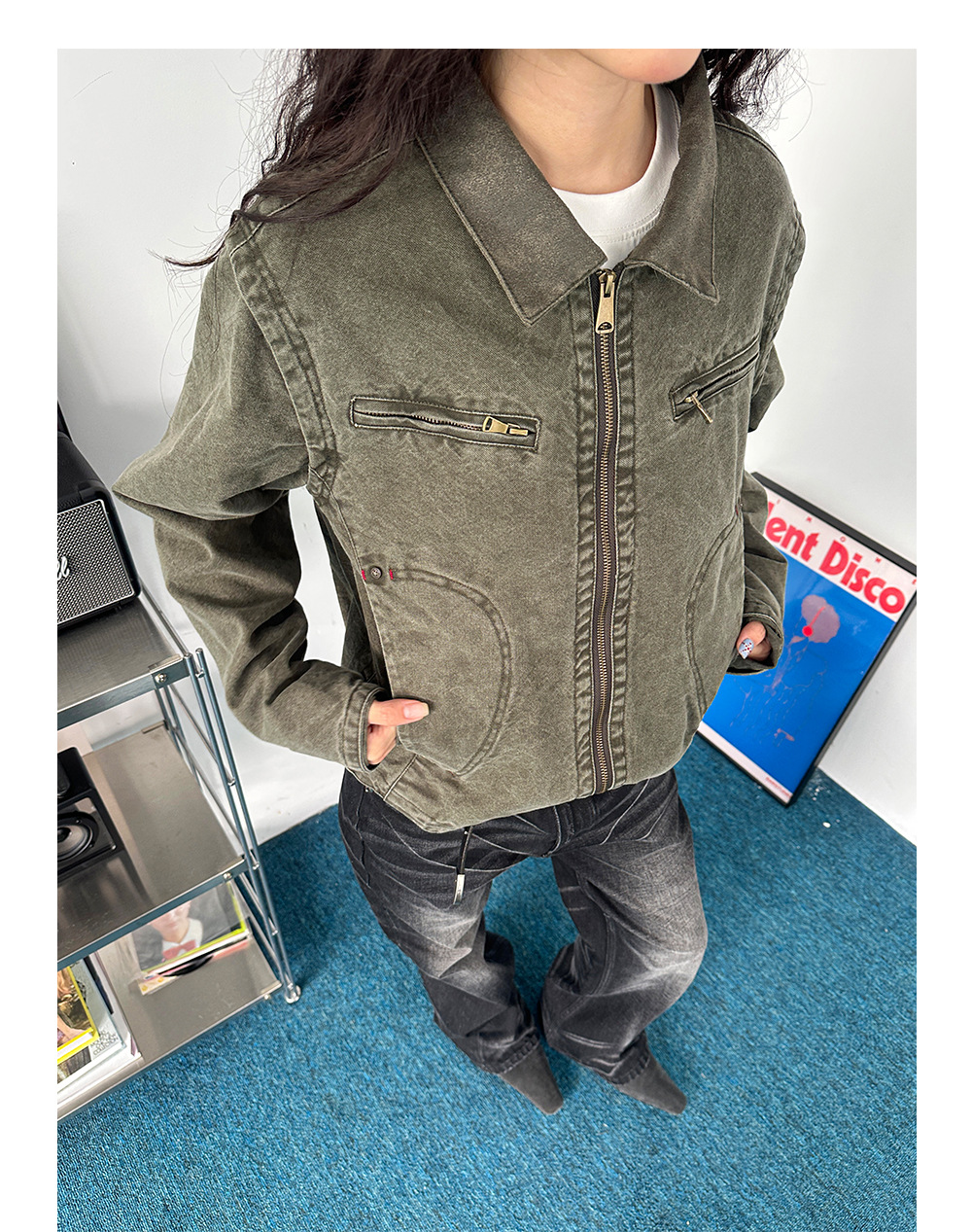 MADEEXTREME Detroit Washed Canvas Jacket