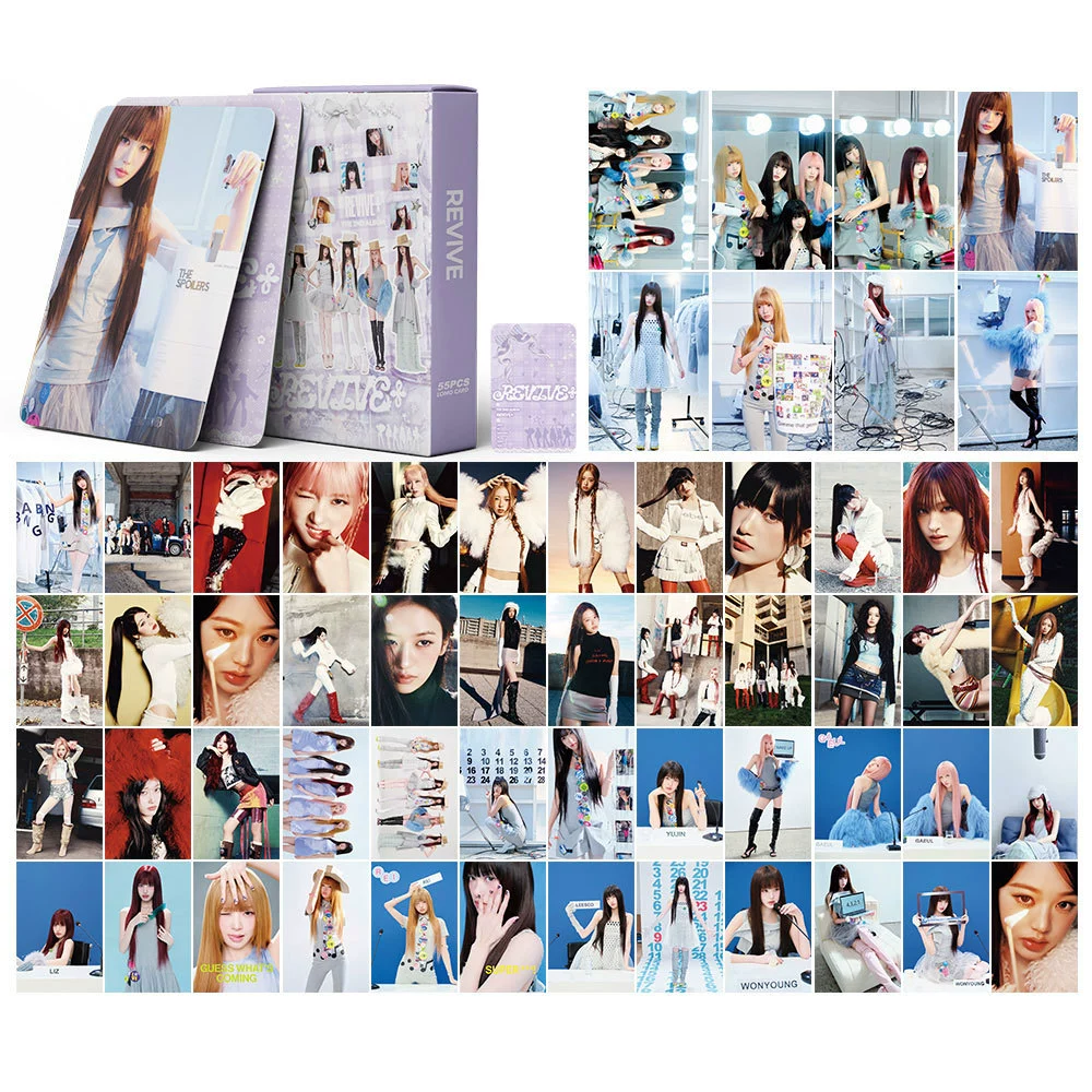 KPOP LOMO фото-карточки набор 55 шт. DIY, 5,7×8,7 см — поддержка IVE