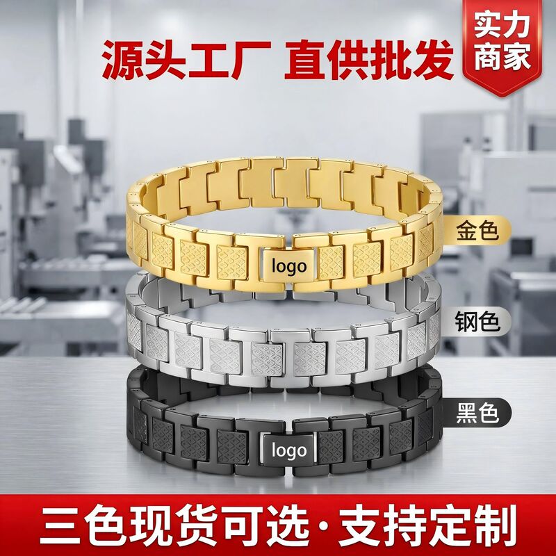Cross-border best-selling small crocodile stainless steel bracelet for men, adjustable stainless steel bracelet, factory wholesale Cross-border best-selling small crocodile stainless steel bracelet for men, adjustable stainless steel bracelet, factory wholesale