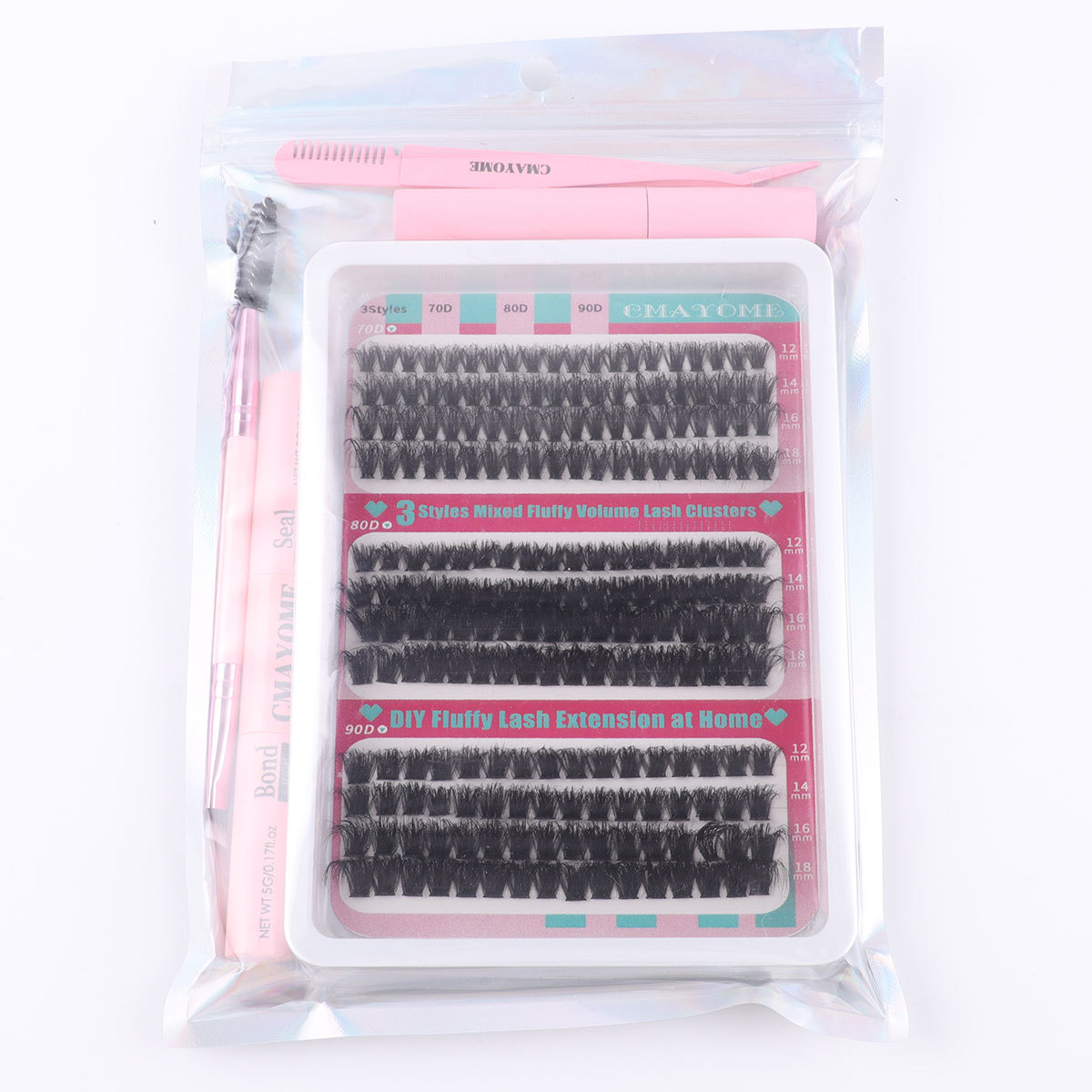 30g Weight Makeup Tool Sets Makeup Tools Types 1 Set Quantity Artificial Fiber Material Solid Color Pattern Casual, Elegant, Lady Style Casual Elegant Lady Solid Color Artificial Fiber Makeup Tool Sets 1 Set 无