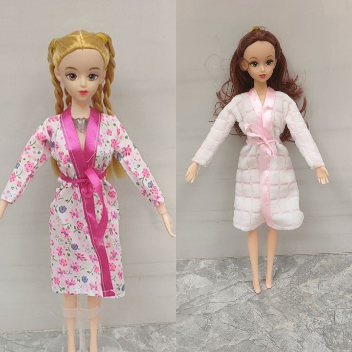 30cm 11-inch 11 joint dressing pajamas nightgown dress Barbie Doll Girl Toy