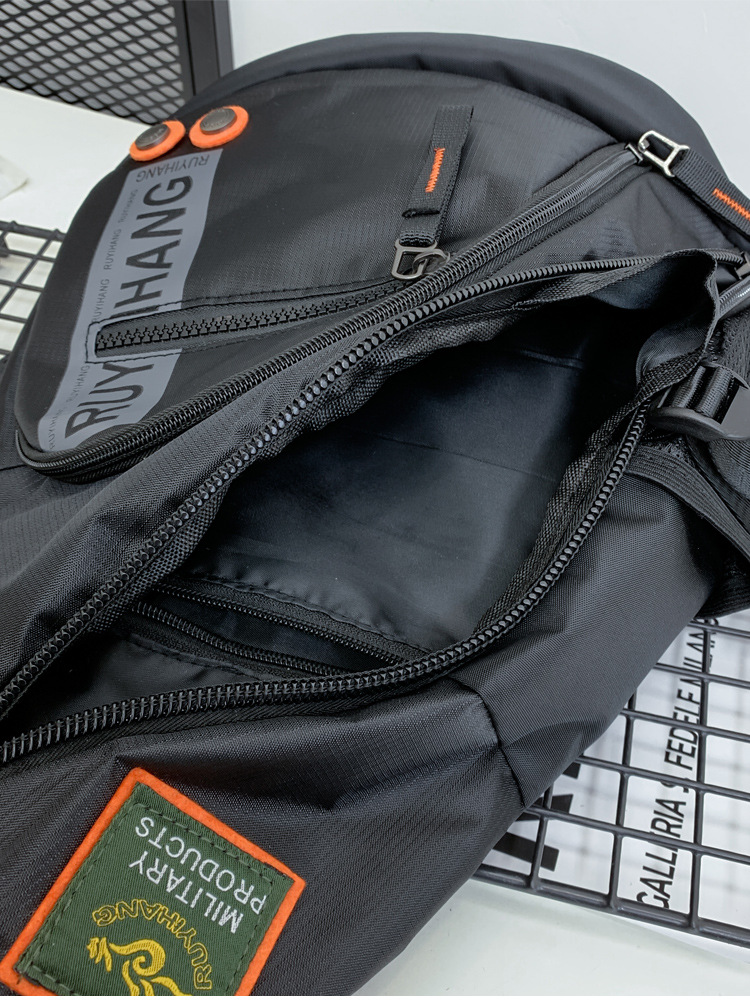 Bolsa de pecho de gran capacidad al aire libre bolsa de mensajero de deportes unisex bolsa de viaje de los hombres japoneses y coreanos bolsa de equipo de pesca bolsa