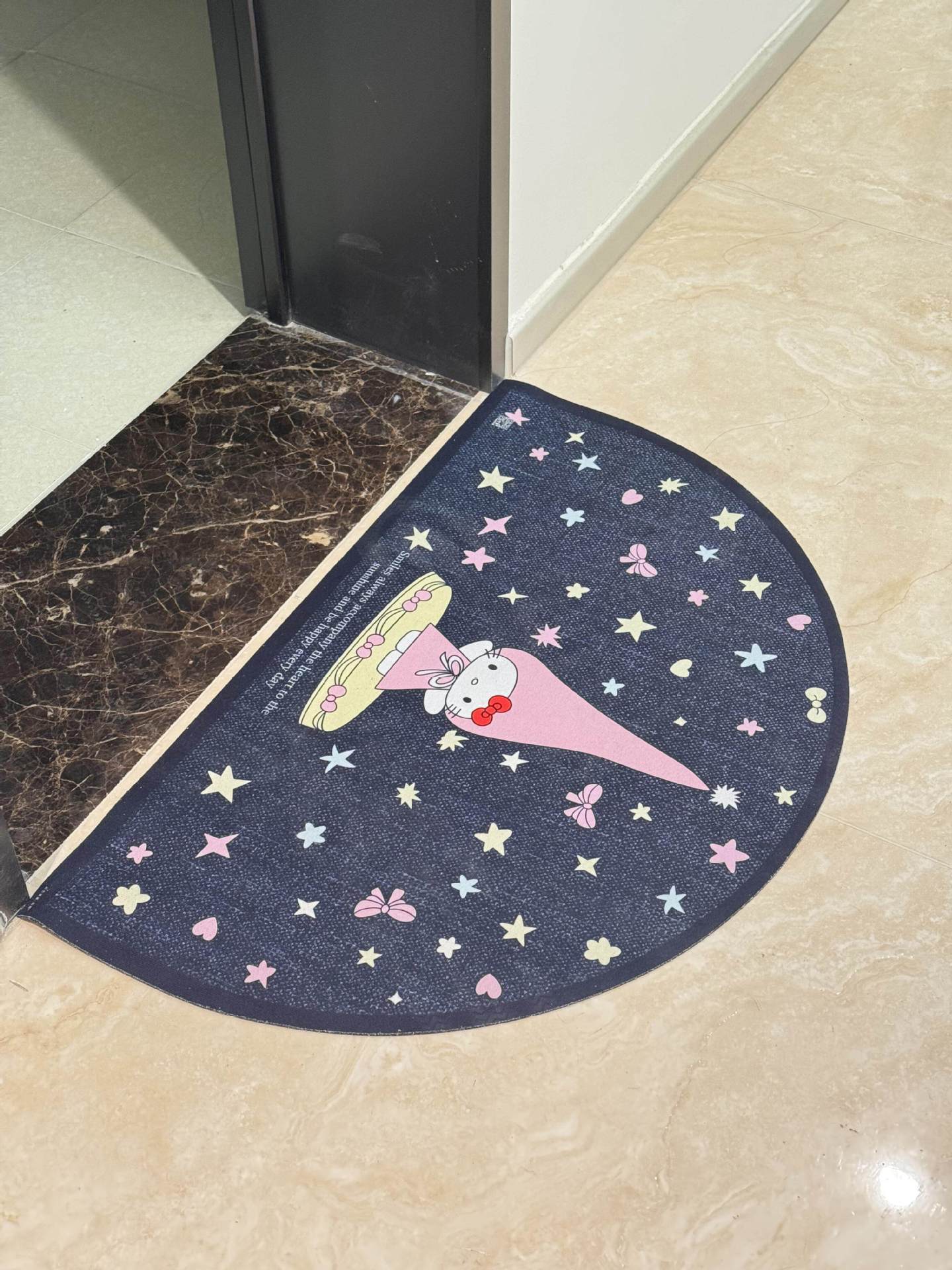 Cartoon Anime Bathroom Floor Mat, Bathroom Water-Absorbent Non-Slip Mat, Bathroom Entrance Mat, Household Diatom Mud Floor Mat