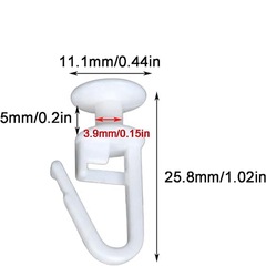 11mmカーテン直軌道pvcプーリーカーテン軌道静音走珠方軌道レールプーリーカーテン部品