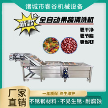 大枣气泡清洗机   不锈钢蔬菜气泡清洗机   多功能翻浪清洗设备