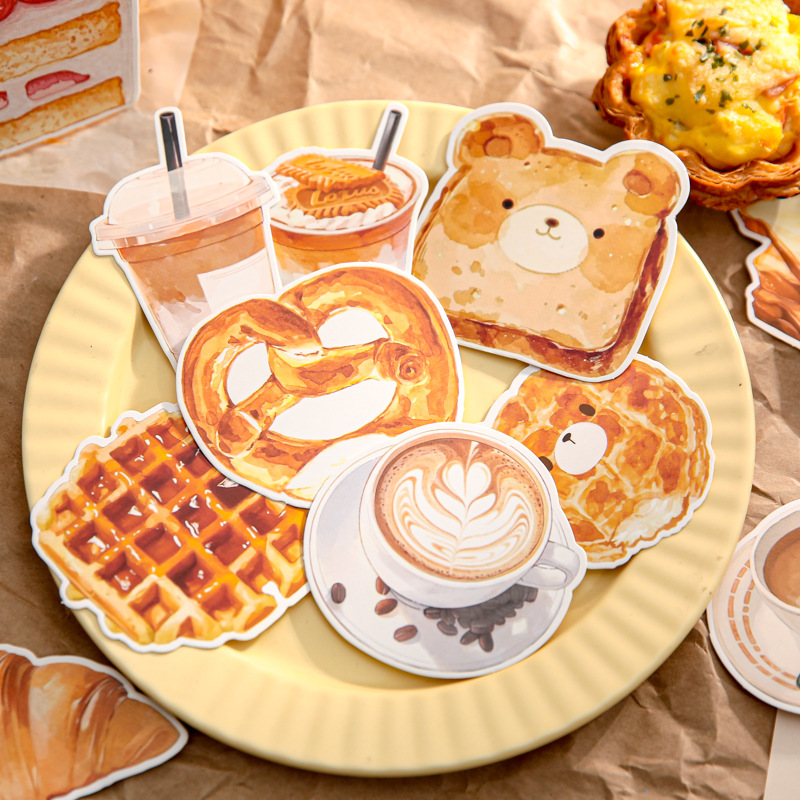 Postales creativas del Sr. Paper Serie de té de la tarde dulce Tema de postre Mensaje conmemorativo del estudiante Postales