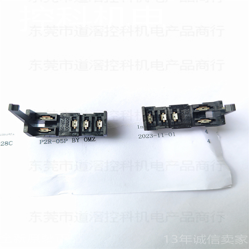 P2R-05P 有现货欧姆龙共用插座 DIN导轨 印刷电路板用端子 座子
