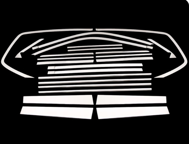 Suitable for 03-09 Toyota Prado overbearing car window trim 04 05 06 07 08 special bright strip modification