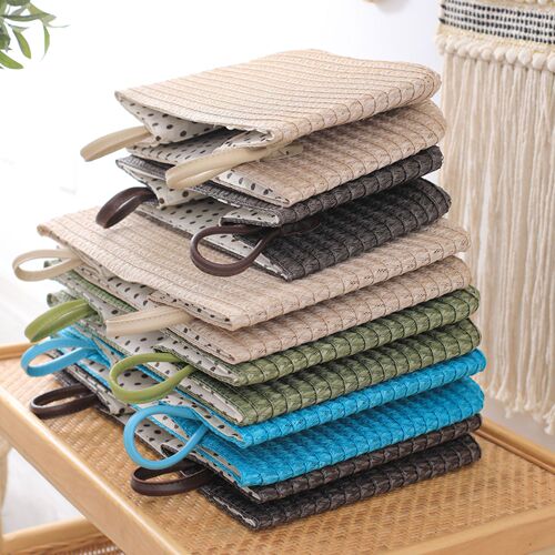 Minimalist Japanese-style large clothing folding woven storage basket snack miscellaneous toys washable snack storage organization