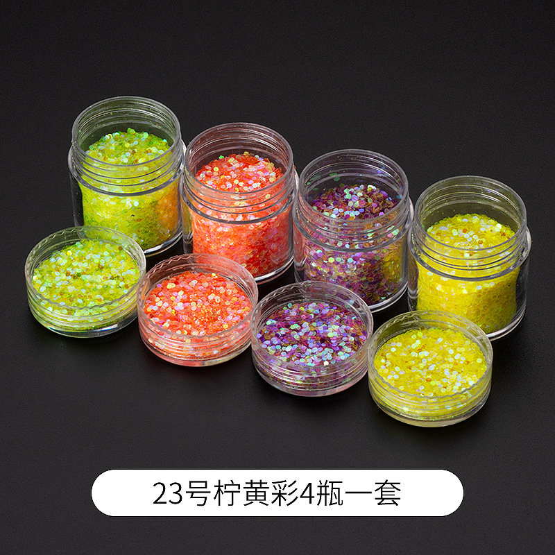 polvo brillante DIY material sequinilla goteo AB molde resina UV aceite Mahjong relleno joyas auriculares ilusión