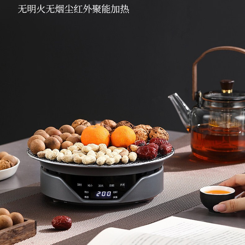 New smart electric ceramic stove for tea brewing, small tea stove for office use, electric tea kettle, health-preserving kettle, and tea warmer New smart electric ceramic stove for tea brewing, small tea stove for office use, electric tea kettle, health-preserving kettle, and tea warmer