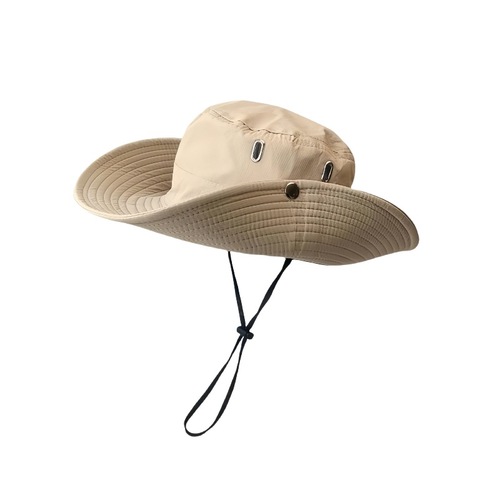 Outdoor climbing hat for women, large brim fisherman hat for men, summer sunshade sun protection hat, camping, Western cowboy hat