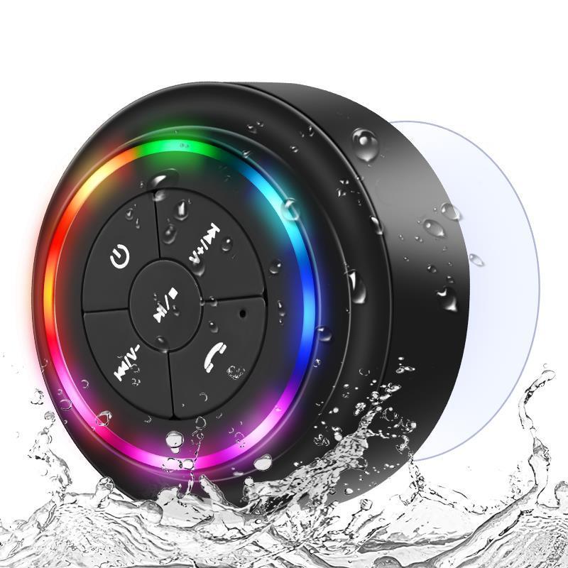 浴室防水スピーカー吸盤タイプホームシャワー Bluetooth スピーカーワイヤレス落下防止ポータブル通話ミニ小型スピーカー|undefined