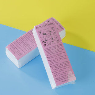 100P Disposable Non-Woven Hair Removal Paper Hair Removal Accessories Beeswax Hair Removal Cloth Beauty Manicure with Beeswax