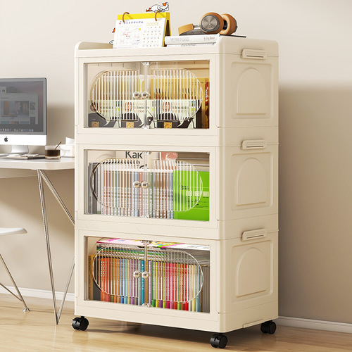 Simple style extra large capacity clothing storage cabinet household folding storage cabinet multi-layer storage cabinet quilt storage rack