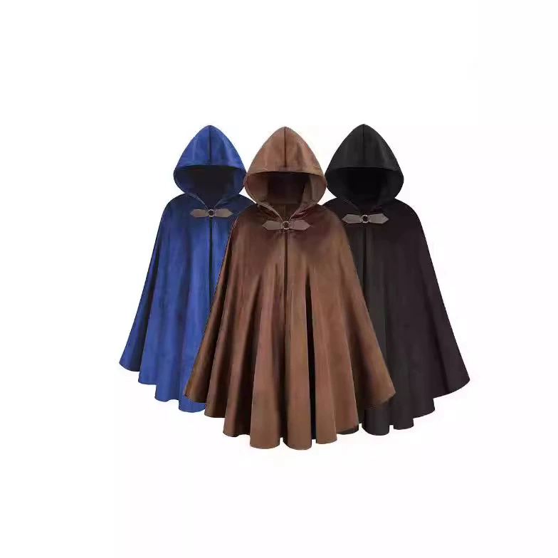 Средневековый олень замшевый плащ Хэллоуин ретро боевой воин ролевая игра косплей костюм плащ