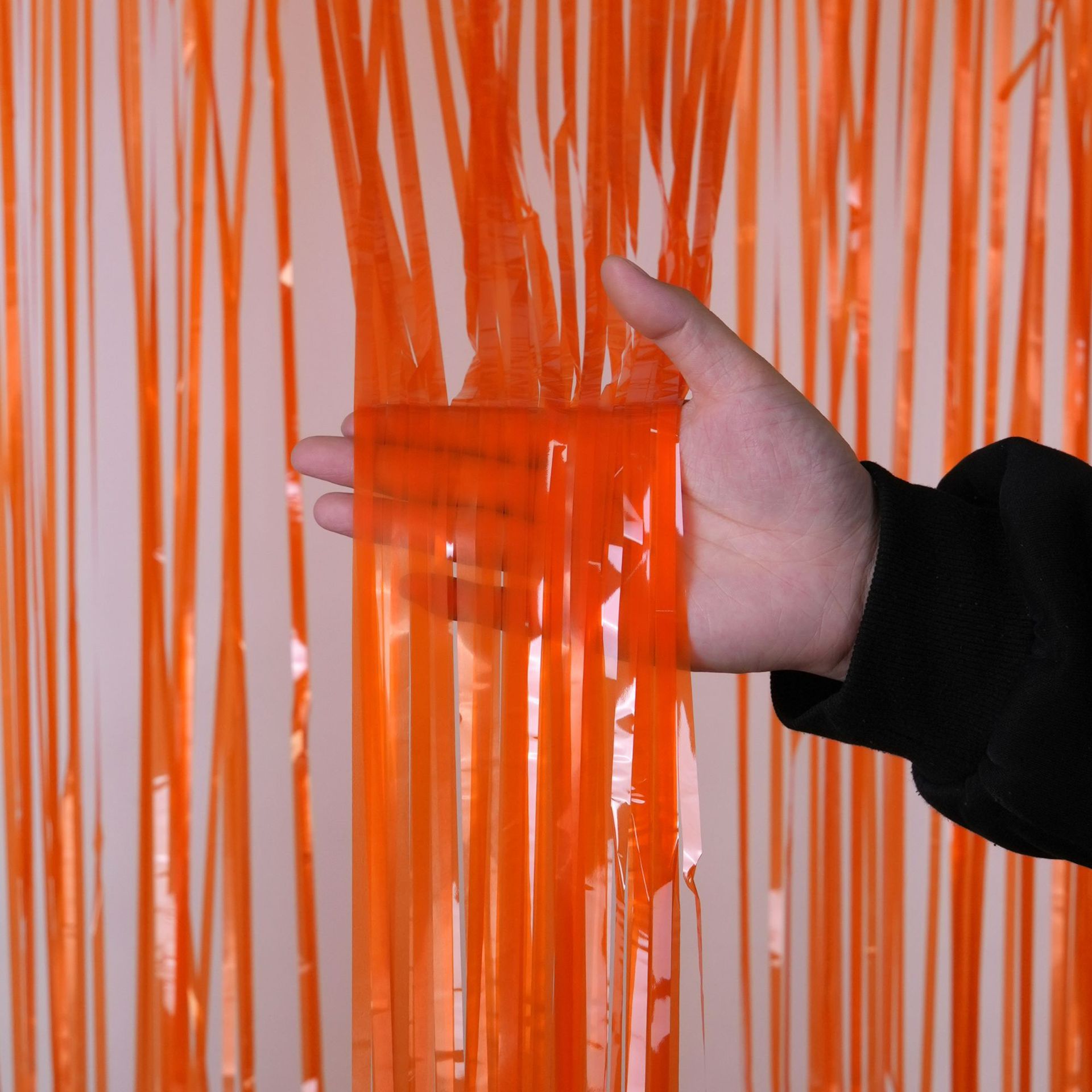 Macaron cortina de lluvia Aliexpress decoración de la escena de la fiesta cortina de la ceremonia de boda cinta