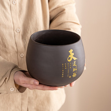 紫砂陶瓷茶渣缸大中号水盂建水废水桶功夫茶道配件茶水缸茶海水缸