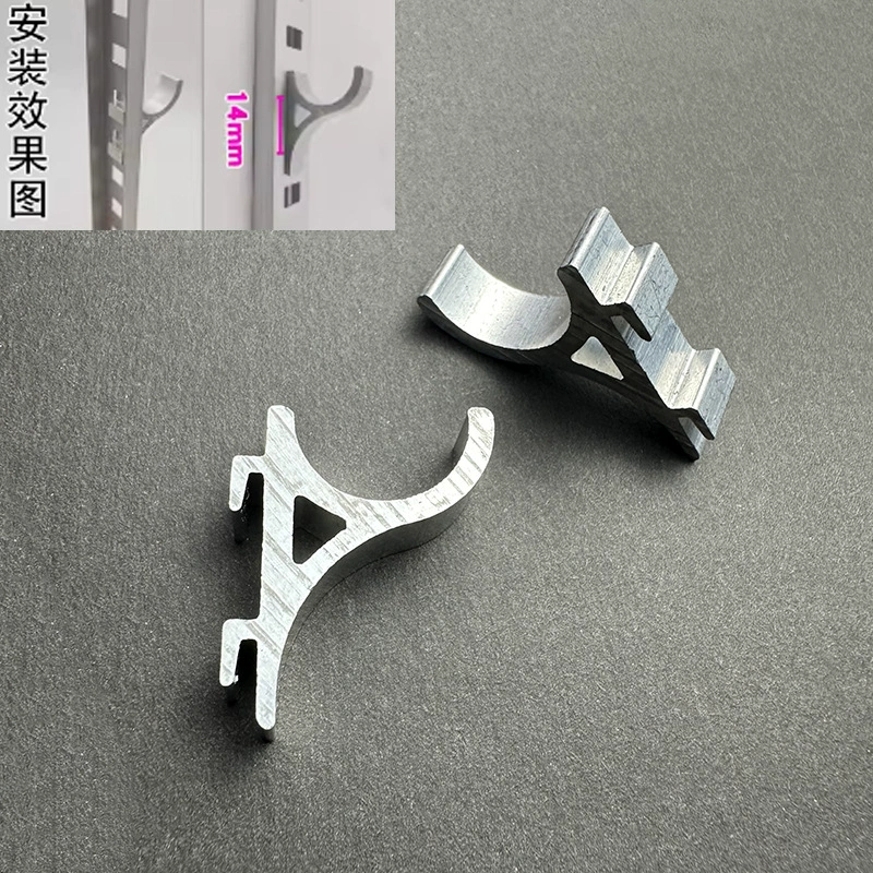 Коммерческая морозильная камера кронштейн холодильника алюминиевый сплав крючок застежка подставки для напитков