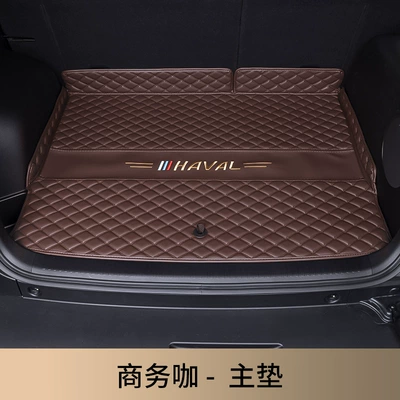 Trunk Mat – Raptor Interior Modification Special Car - napa-leather-brown-main-pad-haval-raptor-new-energy-there-is-a-speaker-on-the-right