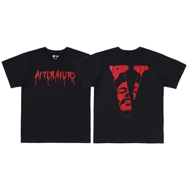Vlone x The Weeknd After Hours T-shirt Blood Drip Black