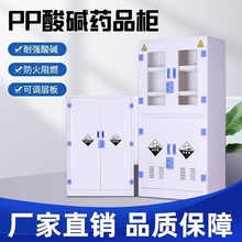 双锁pp酸碱试剂柜实验室器皿柜强酸碱存储柜化学品防腐柜药品柜