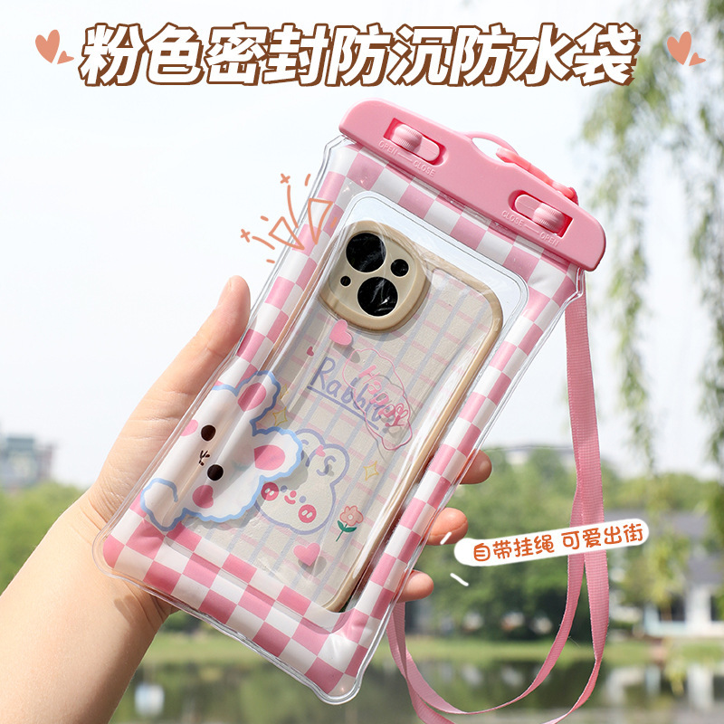 [마카롱핑크] 일체형 침수방지 에어백