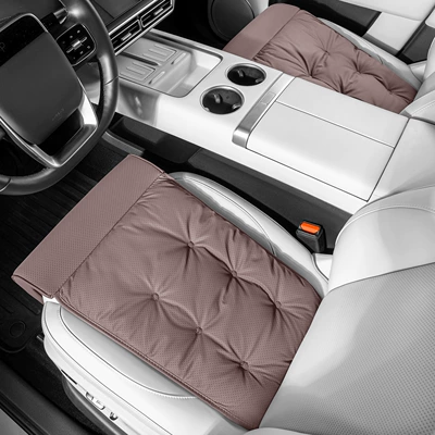 Seat cushion, seat cover – seat cover, full coverage - new-chestnut-brown-front-row-double-seat-leg-rest