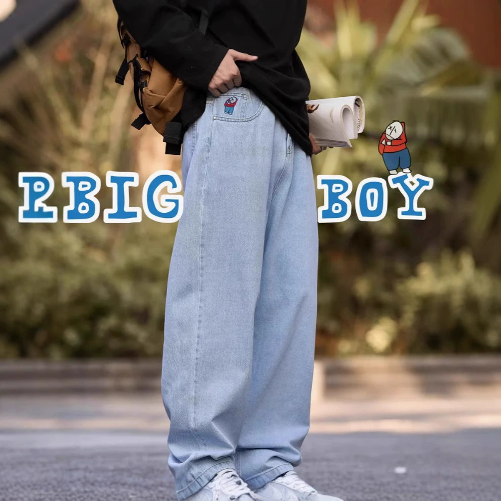 Джинсы Big Boy polar y2k широкие, свободный крой, несколько цветов и размеров