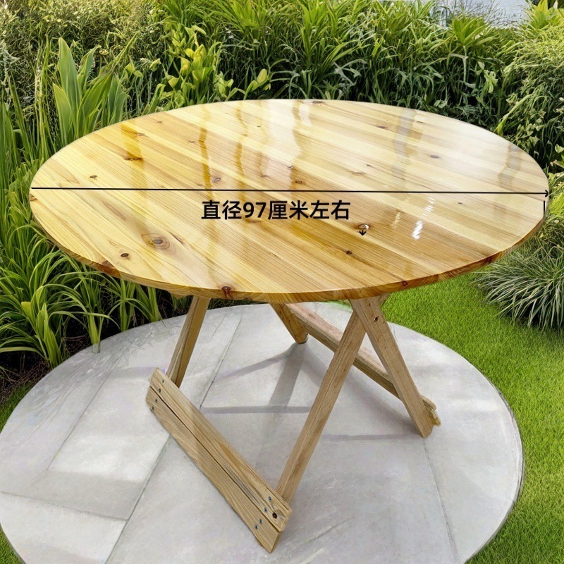 無垢材折りたたみテーブルポータブルダイニングテーブル家庭用シンプルな小さなテーブル屋外夜食屋台レンタル学習テーブルSS|undefined