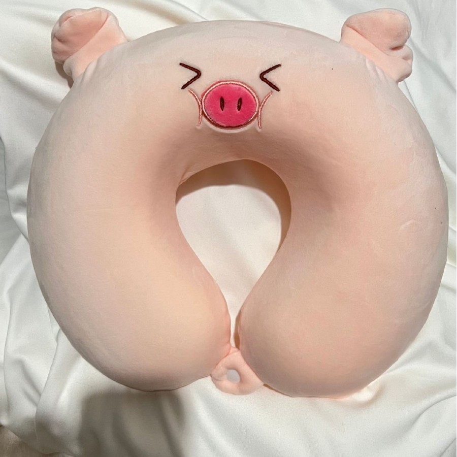 Almohada de Cuello en Forma de U de Espuma Viscoelástica para Viajes y Oficina image 24