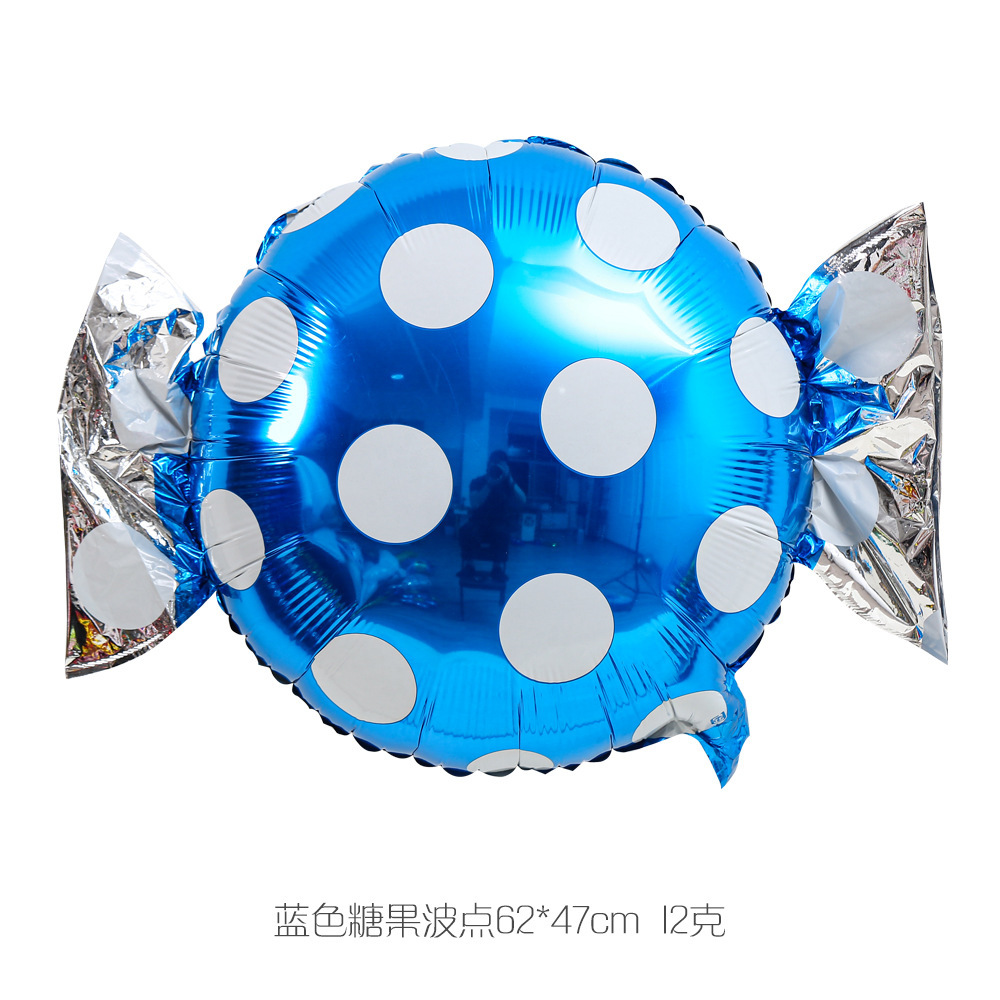 Molino de viento caramelo Lollipop globo de aluminio de 18 pulgadas fiesta de cumpleaños de los niños Navidad caramelo globo de aluminio al por mayor