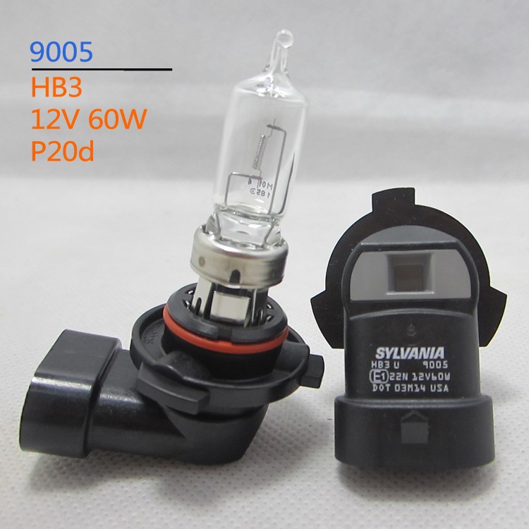Xiwannian Car Halogen Headlight Hb3 9005 Hb4 9006 High Beam Bulb 12V Front Headlight