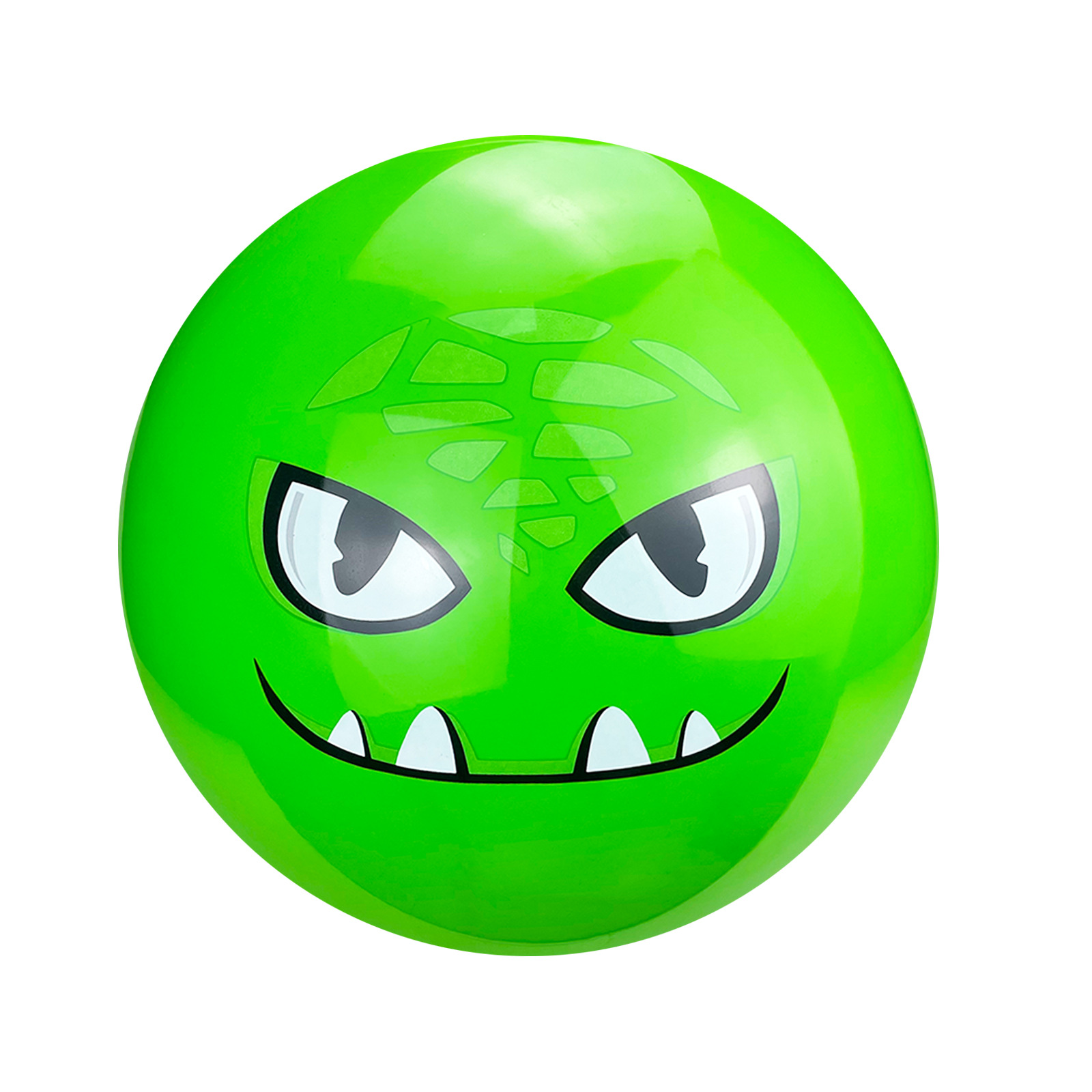 Yongqi bola raqueta de juguete para niños bola inflable de PVC bola de 9 pulgadas imagen de dibujos animados sonriente cara bola transfronteriza al por mayor