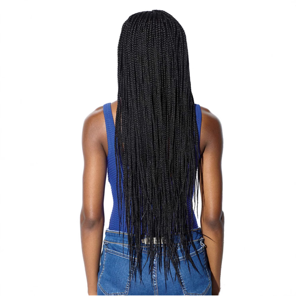 Peluca de trenzas africanas Box Braid – cabello sintético, elástica