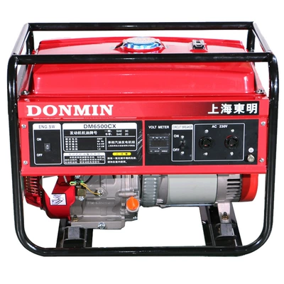 Dongming DONMIN single-phase 5kw small manual portable gasoline generator set DM6500CX (Avtomobil generatorları)