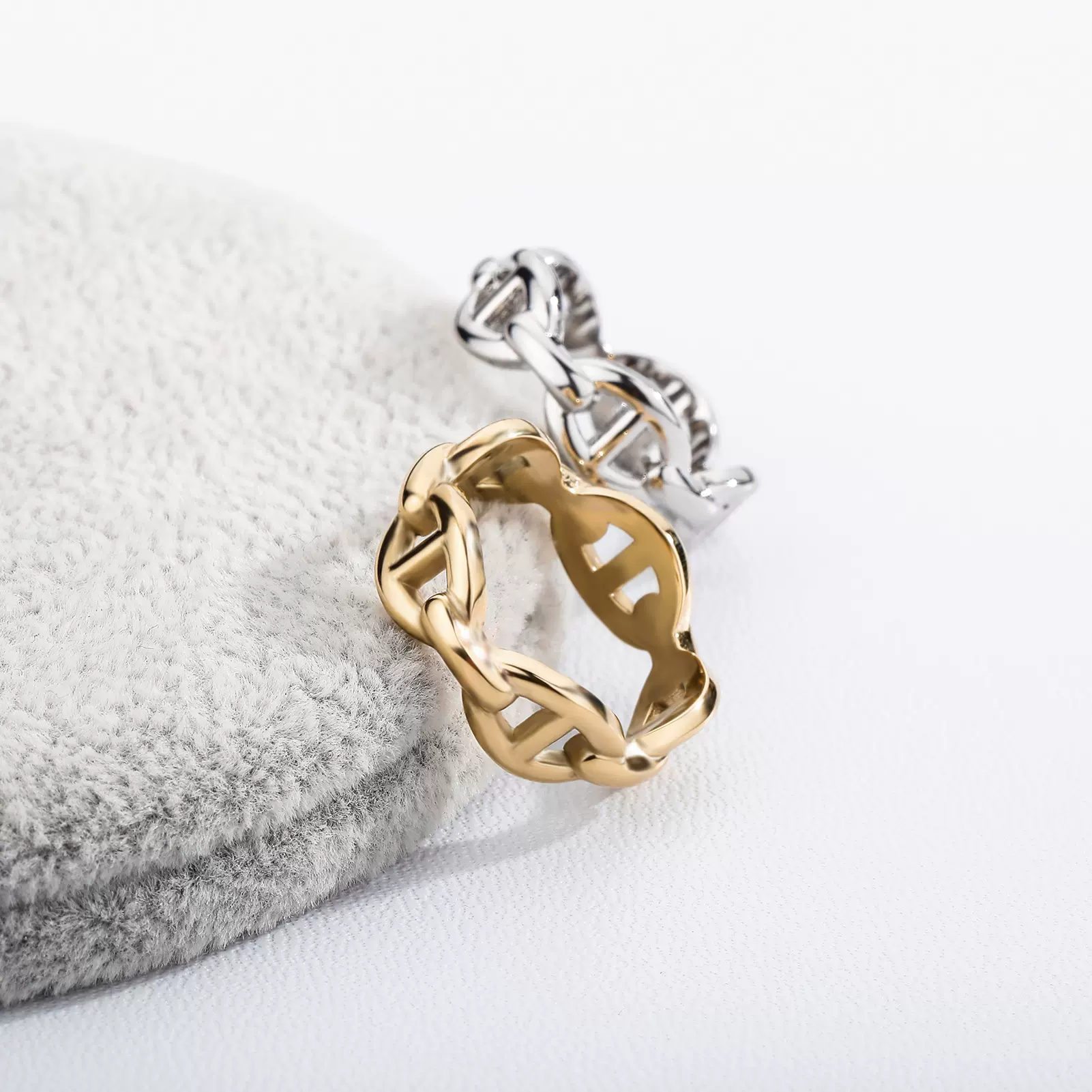 欧美亚马逊跨境古巴戒指铜镀金嘻哈个性潮流指环聚会节日时尚戒指