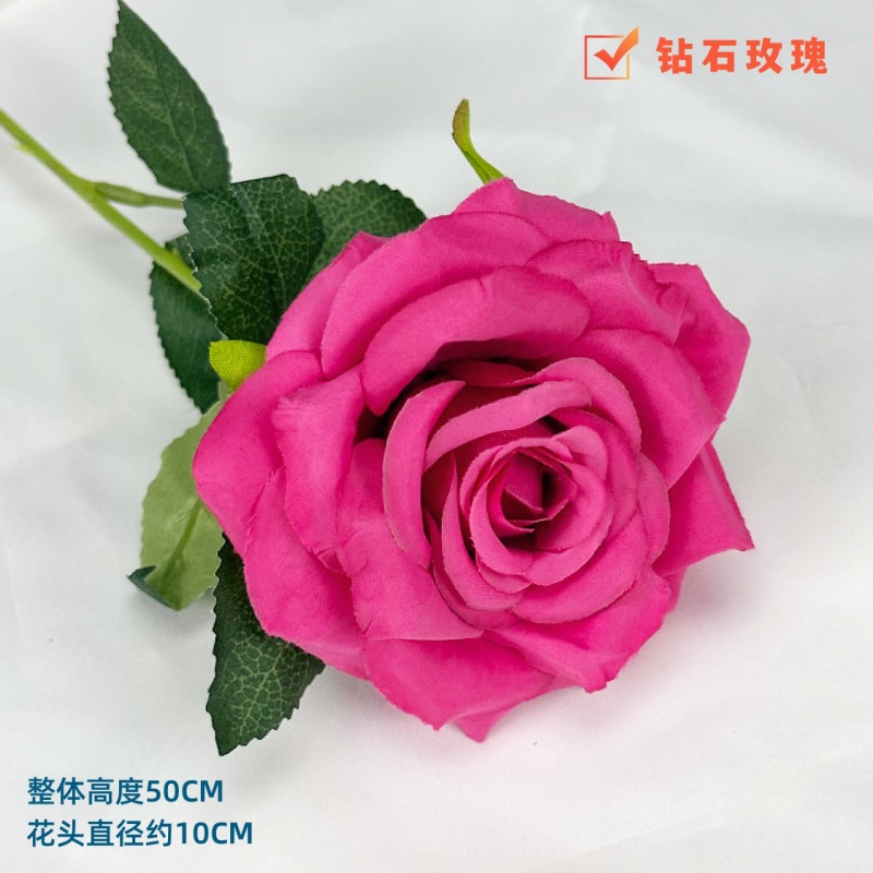 Rosa artificial sola sensación de múltiples cabezas rosa boda flor artificial sala de estar decoración tiro flor artificial flor de seda al por mayor