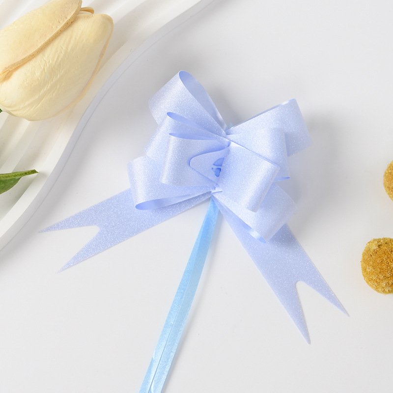 Nuevo 18 diamante cruzado macarón arco de cristal mano flores de Navidad regalos de flores embalaje de flores de dibujo