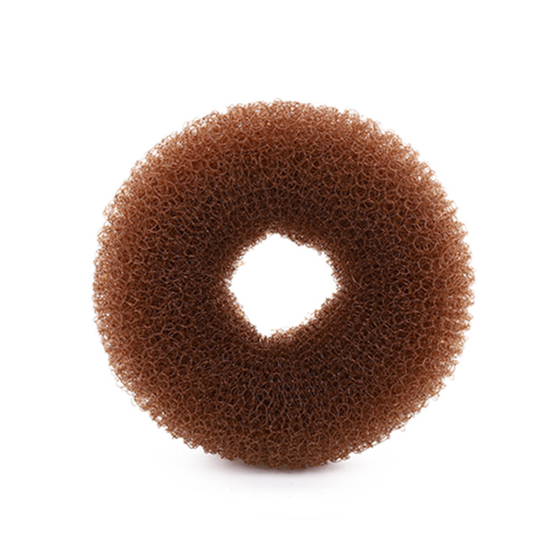 Fabricantes de bolos de cabeza de punto para el cabello atado adornamiento de cabello trenzado artefacto de donut anillo de cabello brote de flores herramientas de cabello