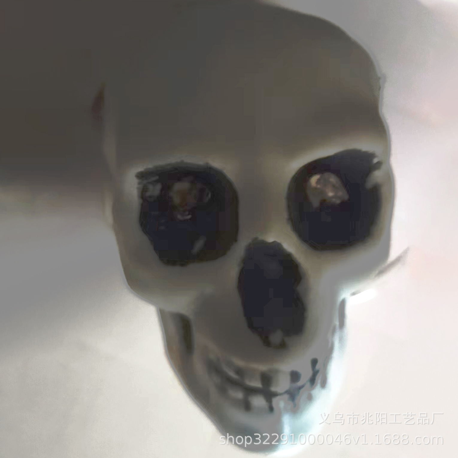 Horror fantasma cabeza Halloween cráneo decoración simulación plástico cráneo modelo bar Casa Encantada Cámara adornos de miedo