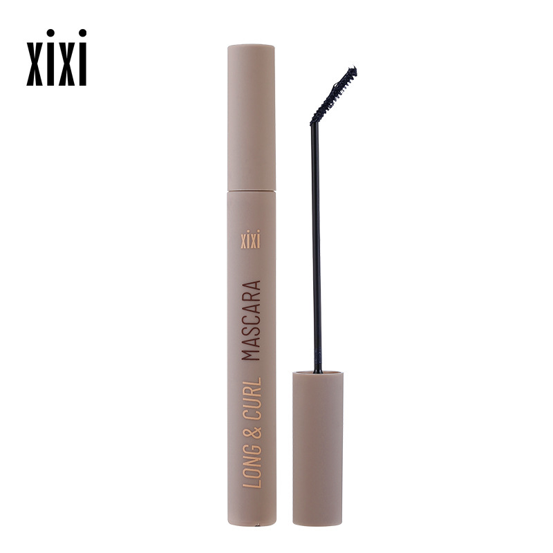 xixi纤长卷翘睫毛膏定型植物纤维轻盈超自然小刷头太阳花根根分明