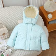 2025冬季儿童新款羽绒服女小中大童保暖泡芙宽松加厚宝宝外套韩版