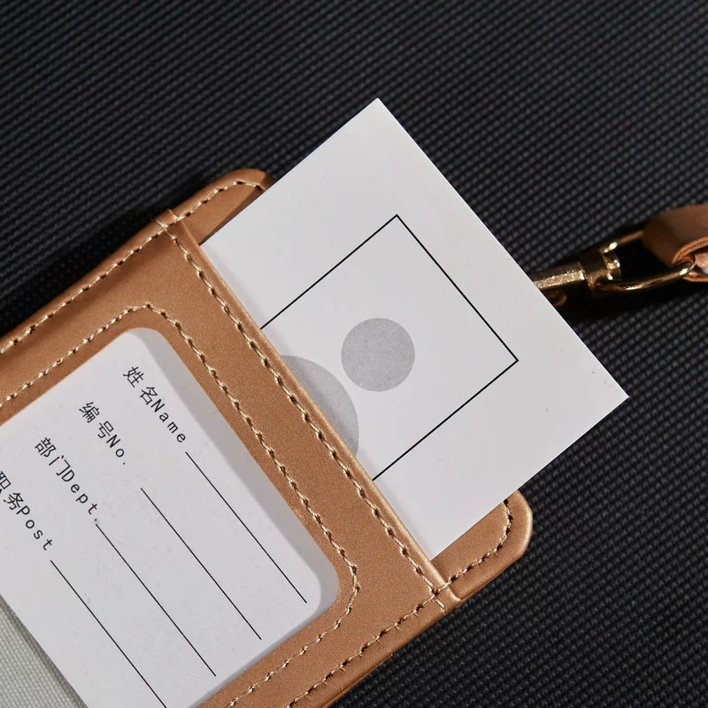 Badge, card holder, travel card case, work strap