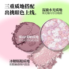 VEECCI Four-Color Eyeshadow Palette, Beginner's Glitter, Matte, Earth Tone, Contour, Niche Boutique Official Store