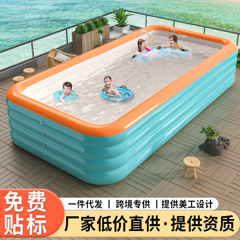 Inflatable Swimming Pool for Infants and Children, Large and Thickened for Home Use, Outdoor Family Use, Kids and Babies Can Enjoy Playing in the Water Inflatable Swimming Pool for Infants and Children, Large and Thickened for Home Use, Outdoor Family Use, Kids and Babies Can Enjoy Playing in the Water